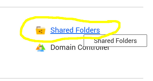 Select Shared Folders