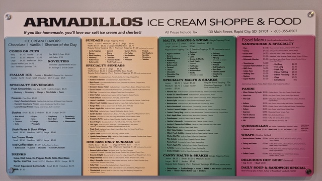 Armadillos Ice Cream Shoppe